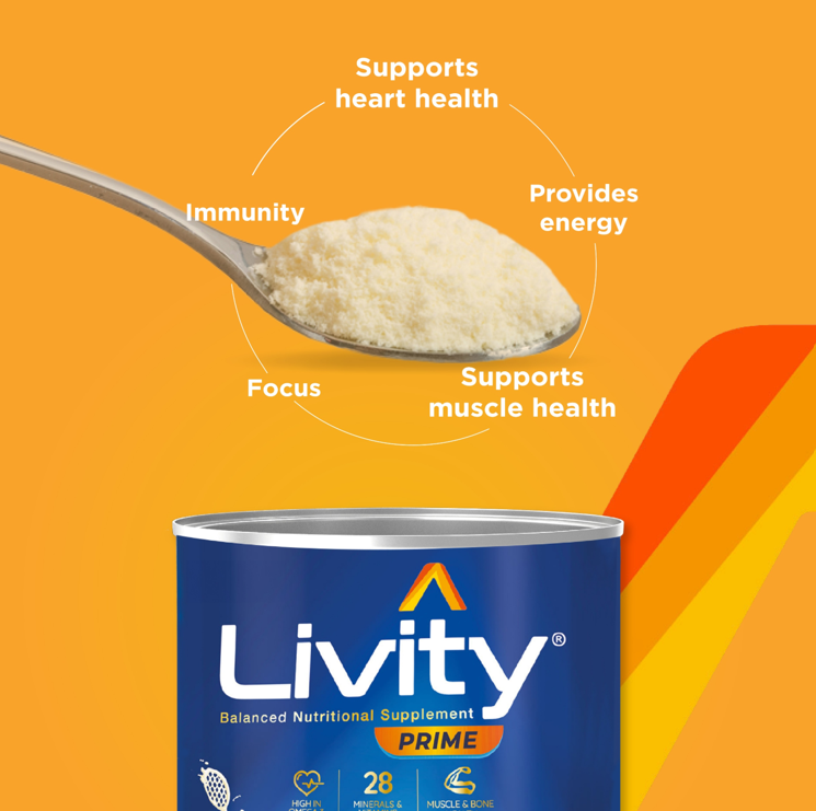Livity Livity® Prime (Oral Nutritional Supplement) – Care Connect